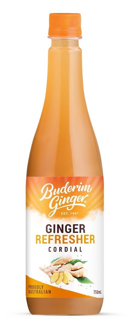 Buderim Ginger refresher - Ingwer Sirup (Inhalt 750ml) - kurzes MHD