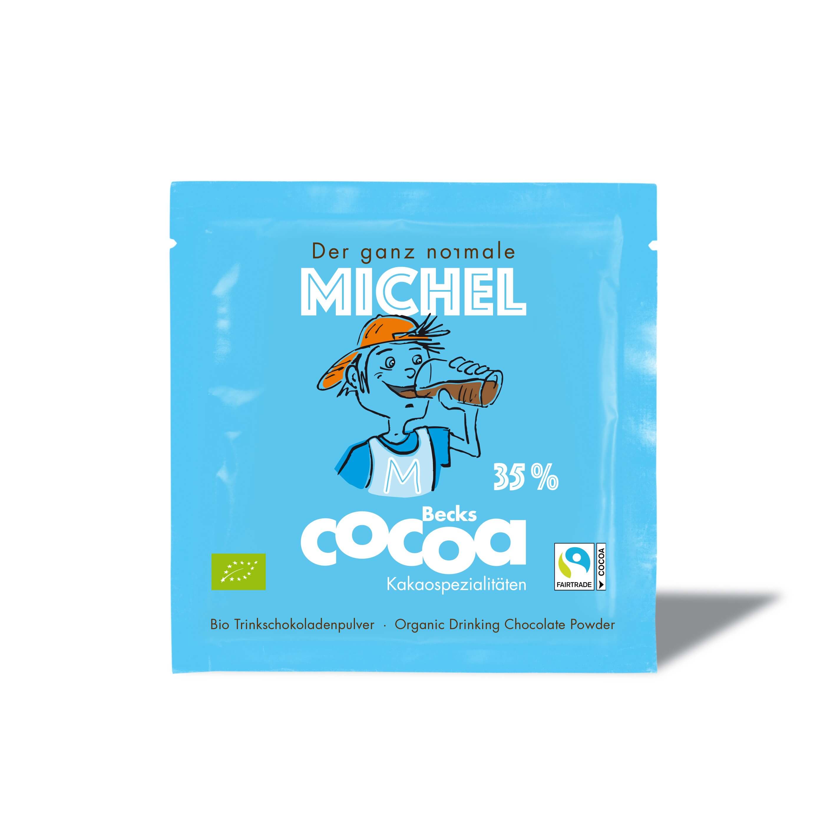 Becks Cocoa Trinkschokolade"Michel" BIO (Kakao 35%) - 25g Portionsbeutel