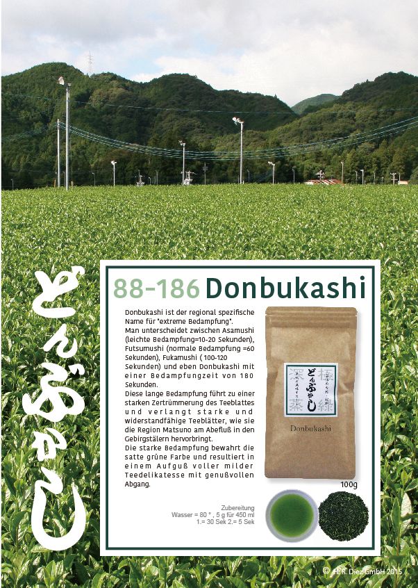 Donbukashi - Grüne Teerarität aus Japan - 100g 