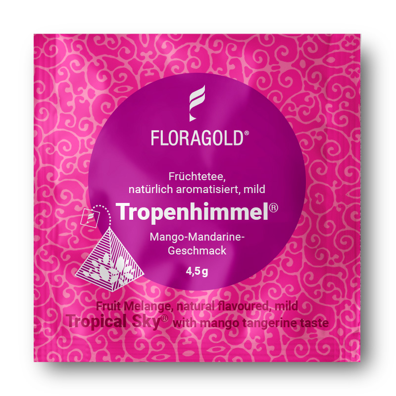Tropenhimmel natürlich - milder Früchtetee 100 Pyramidenbeutel