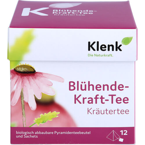 Blühende-Kraft-Tee Kräutertee - 12 Pyramidenbeutel - Klenk Naturkr. -auslaufend!