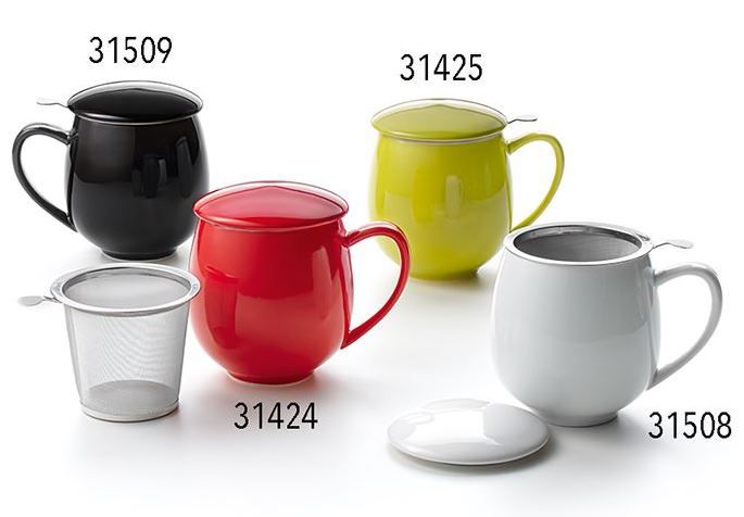 Teetasse "Saara" Porzellan, 3- teilig, weiß 0,35 l