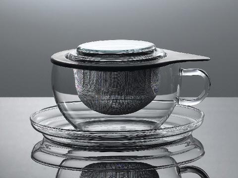 Tea for one Jenaer - Trendglas mit Edelstahlfilter