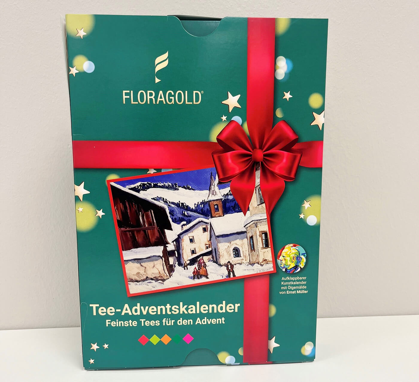 Tee Adventskalender mit Motiv: Ölgemälde von Ernst Müller