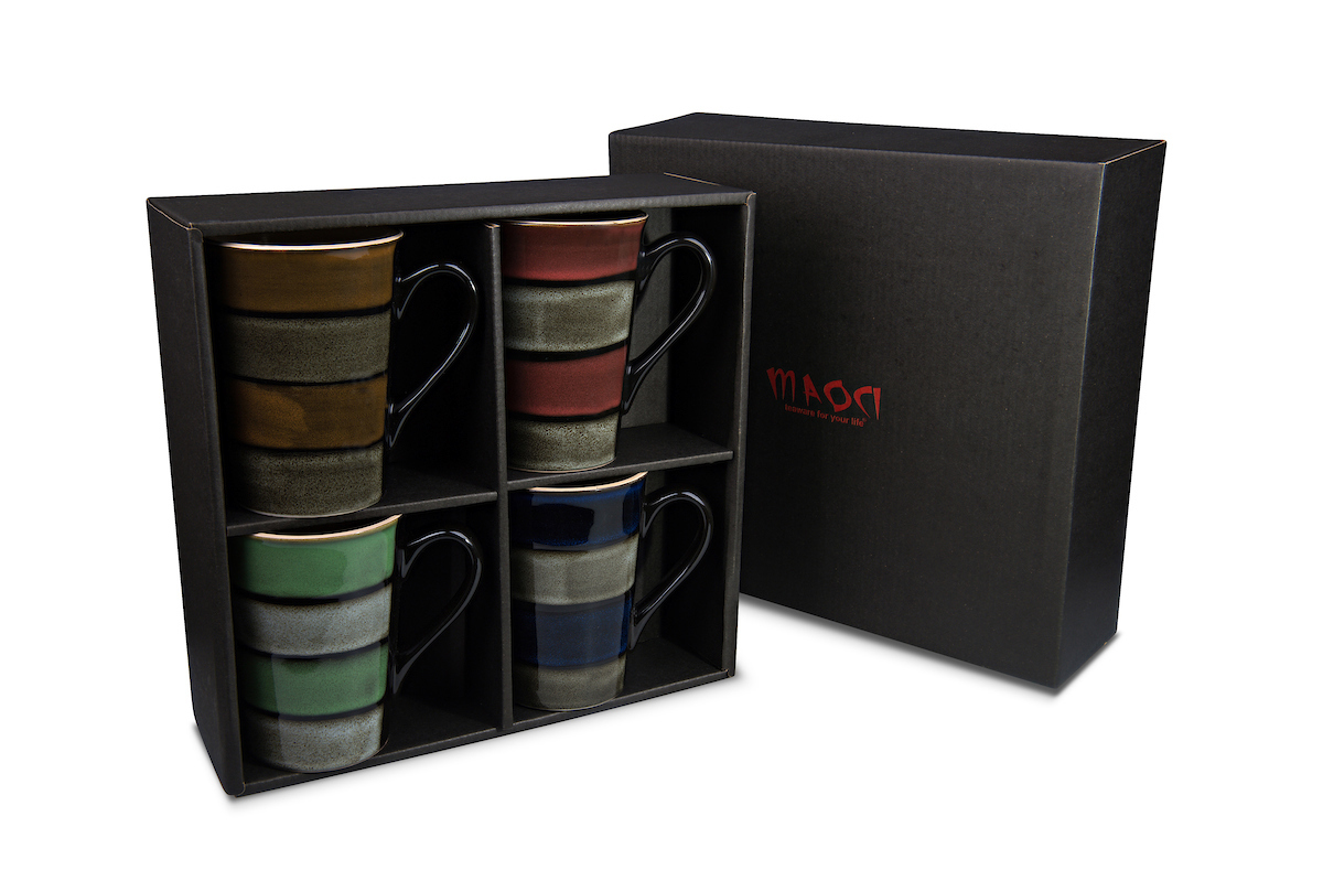 Japanisches Teebecher-Set mit 4 Teeschalen von MAOCI