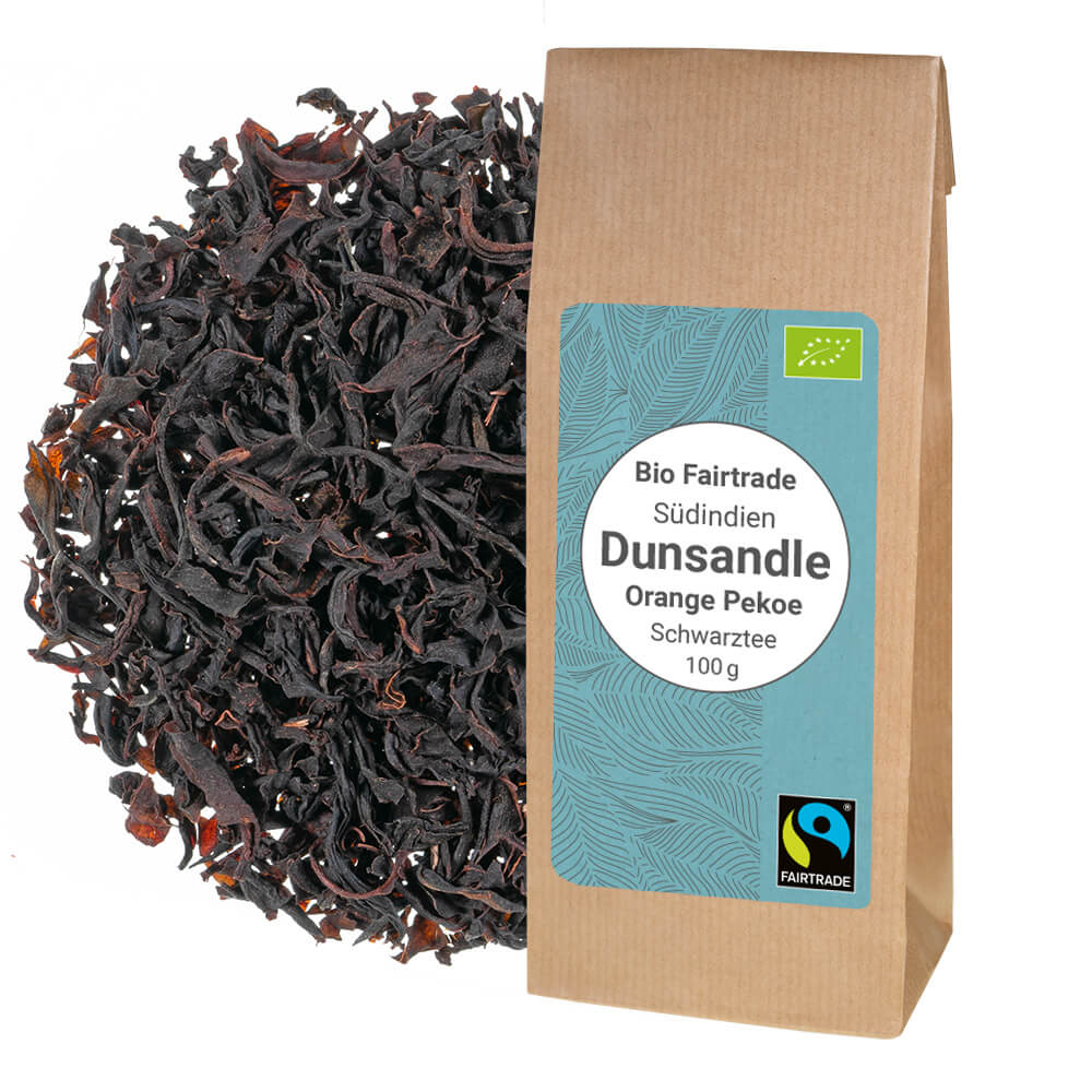 Bio Fairtrade Südindien Nilgiri Dunsandle - Schwarzer Tee
