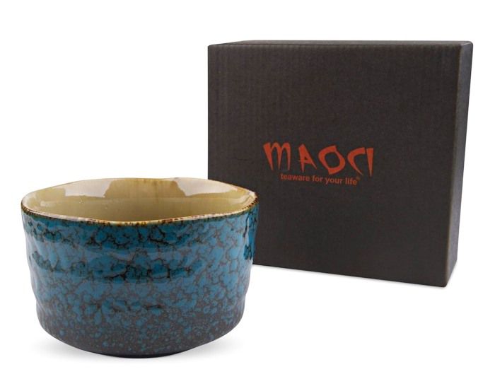 Matcha-Schale 400ml Kobaltblau Geschenkbox