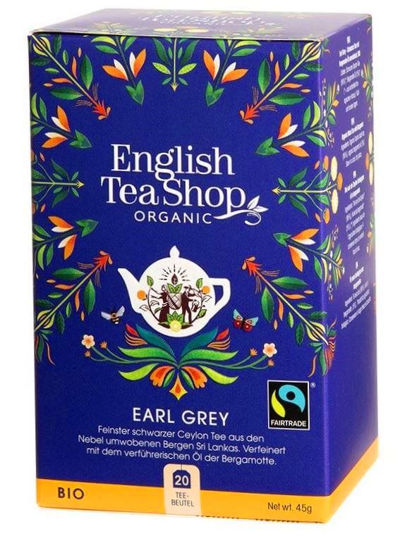 English Tea Shop - Earl Grey, BIO Fairtrade, 20 Teebeutel