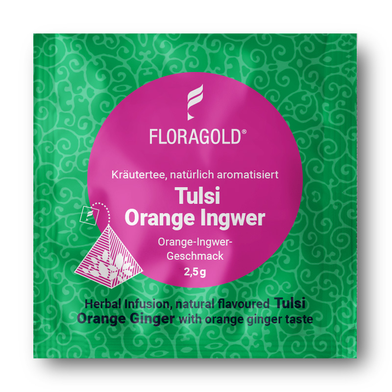 Terra The Tulsi Orange-Ingwer 100 Pyramiden Teebeutel