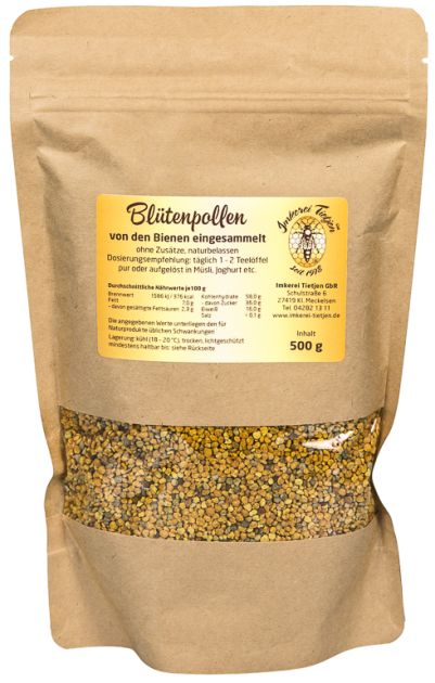 Blütenpollen Beutel 500g (Tietjen)