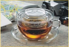 Tea for one Jenaer - Trendglas mit Glasfilter