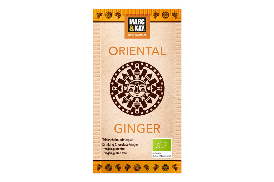 Marc & Kay Bio Trinkschokolade ORIENTAL GINGER 25g - PROBIERPACKUNG