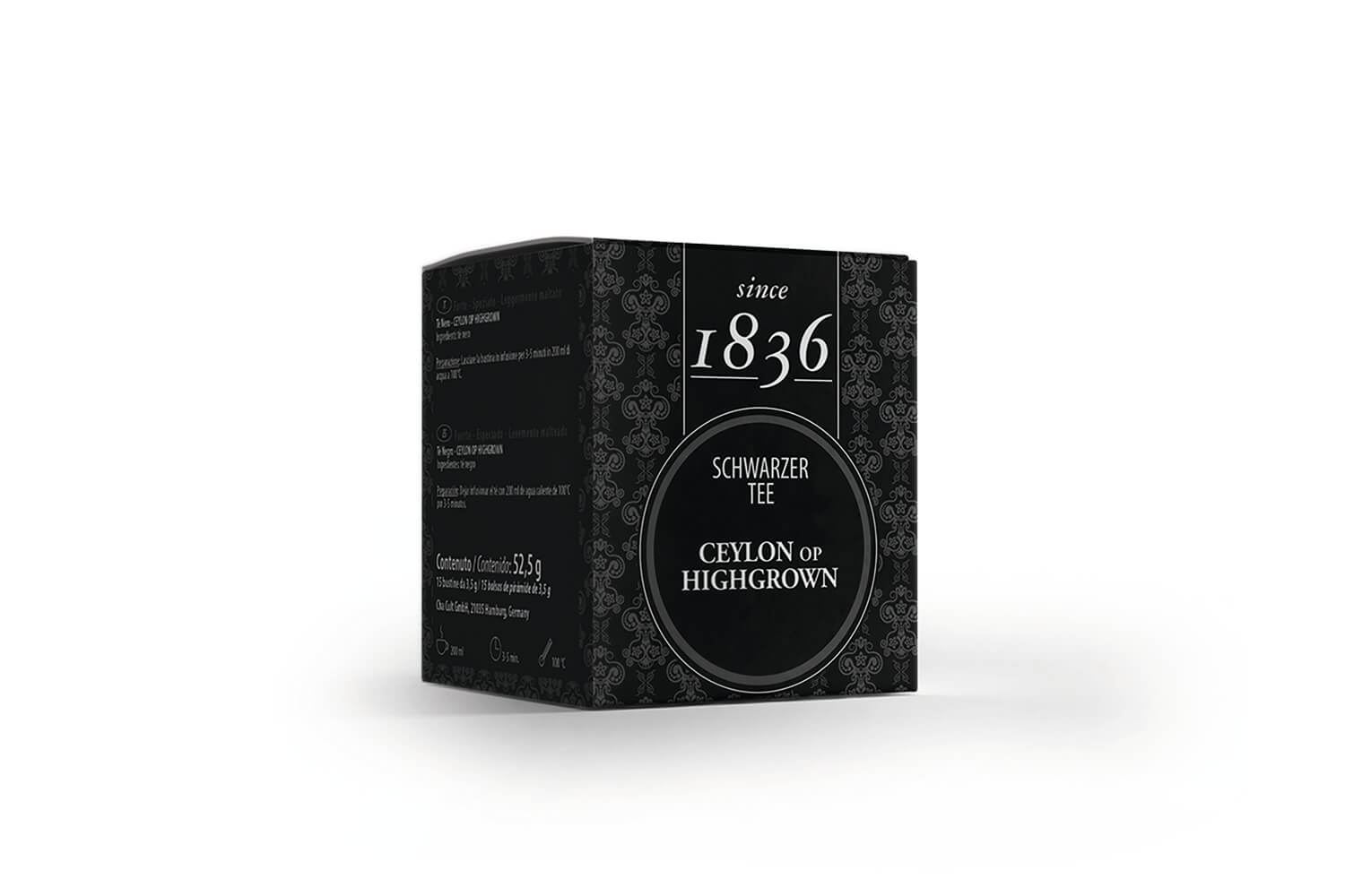 Schwarzer Tee Ceylon OP Highgrown - 15 Pyramidenbeutel à 3,5g