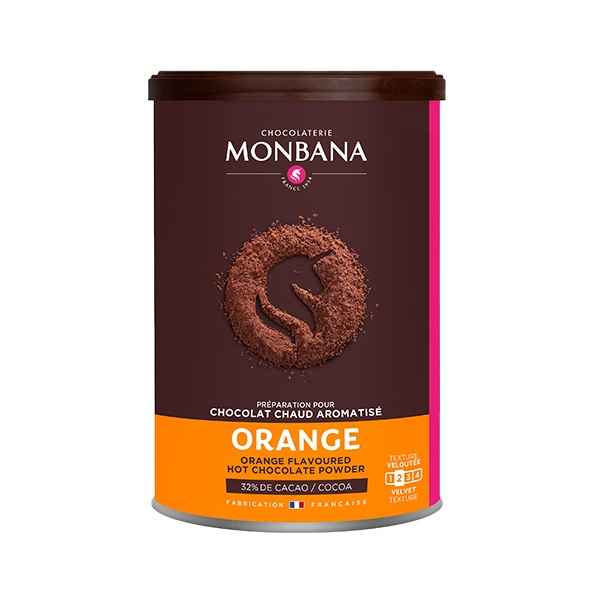 Chocolaterie Monbana Trinkschokolade Orange, 250g
