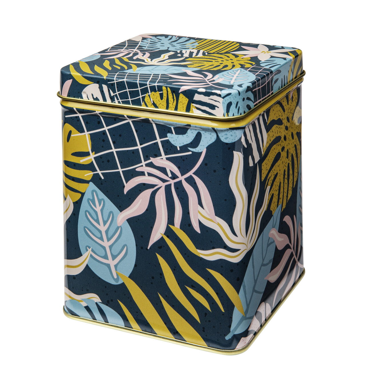 Teedose "Tropicale" (eckig)  für 200g
