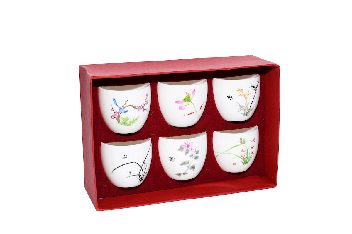 Japanisches Teacup-Set mit 6 Teeschalen von MAOCI