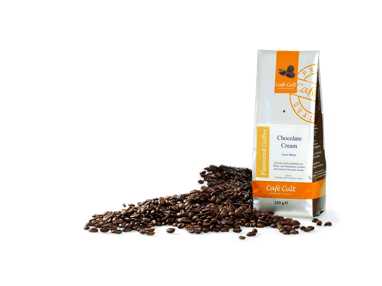 Kaffee "Chocolate Cream", ganze Bohne, aromatisiert