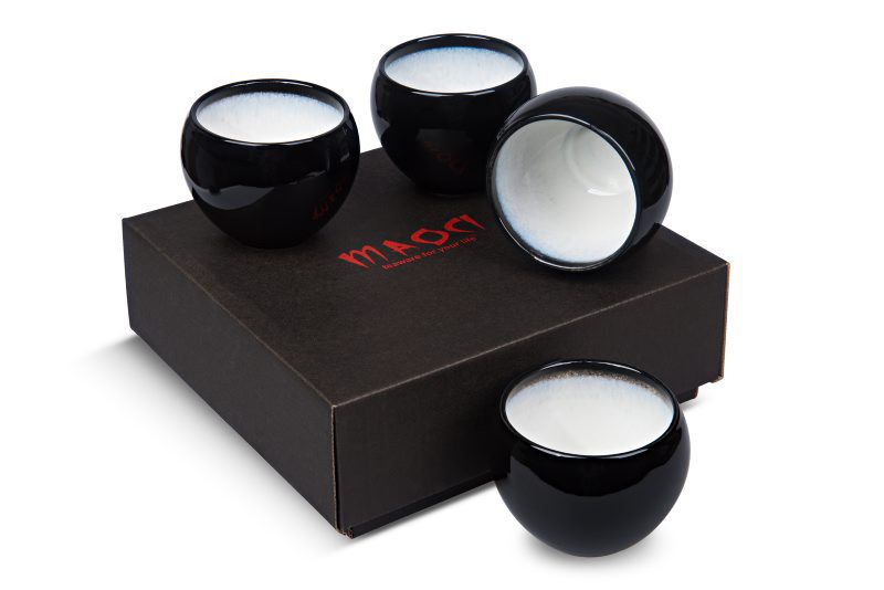 Japanisches Teacup-Set mit 4 Teeschalen von MAOCI