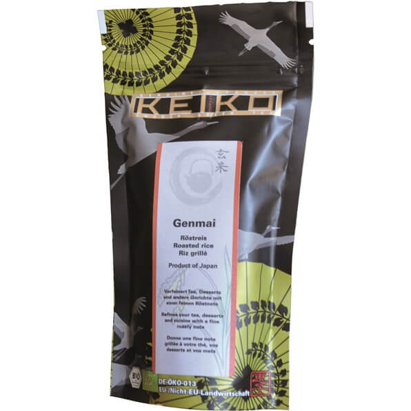 Keiko Bio Genmai-Röstreis, 50g zum verfeinern von Grüntee