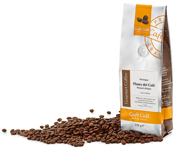 Nicaragua "Flores del Café" 250 g, ganze Bohne Woman's Fund Social Project
