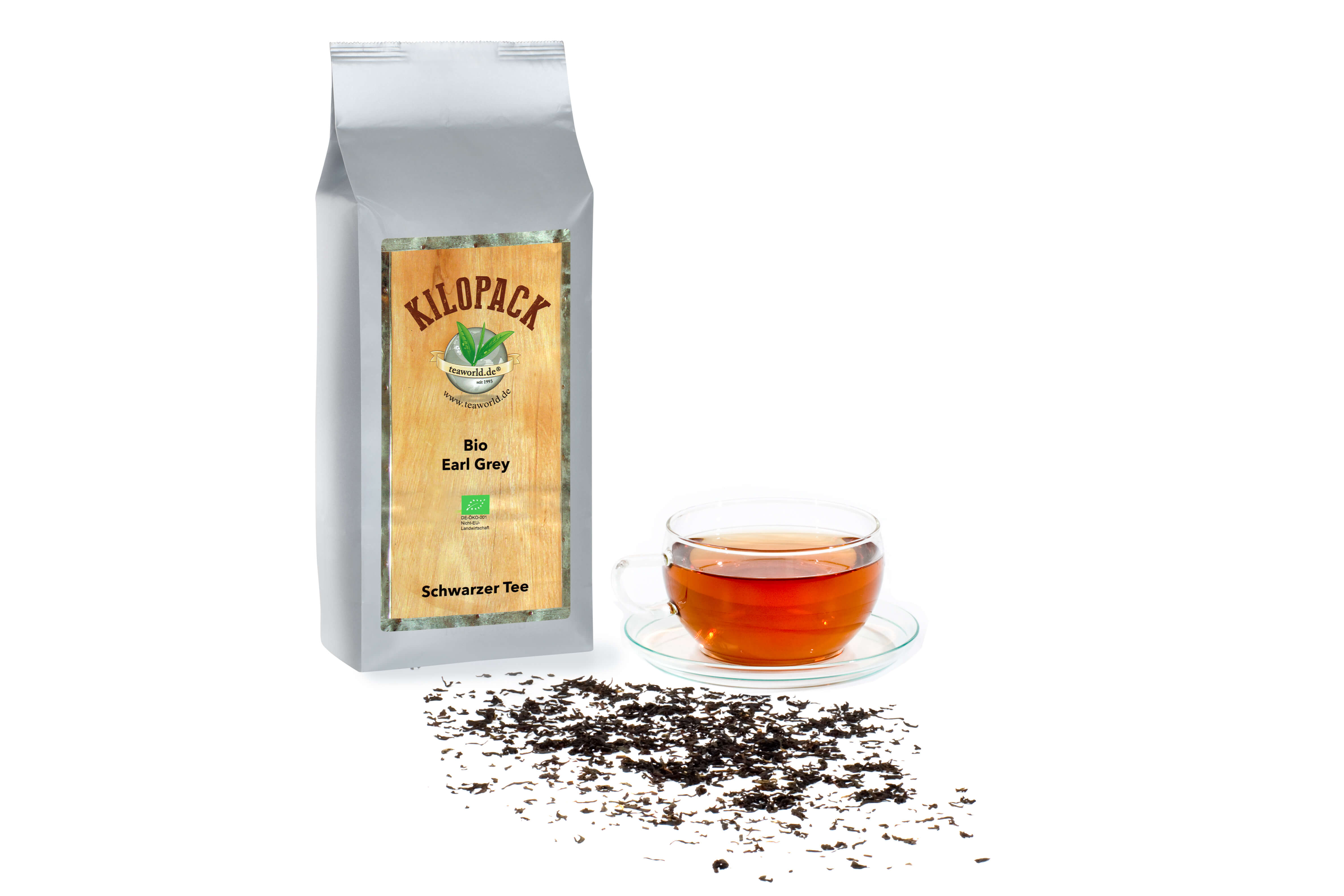 Bio Earl Grey schwarzer Tee im Kilopack