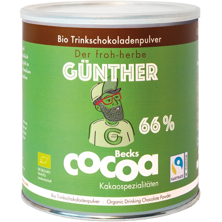 Günther Bio Kakao (66%) - Becks Cocoa - 1500g Gastrodose 