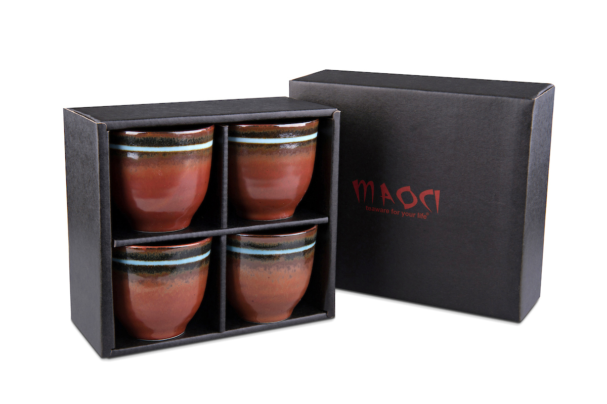 Japanisches Teacup-Set mit 4 Teacups von MAOCI