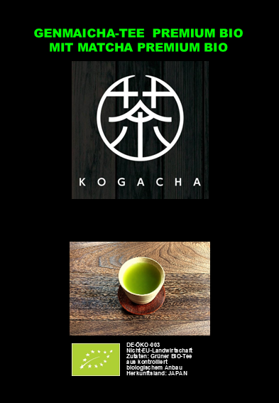 Genmaicha-Tee Premium mit Matcha Premium Bio 50g - Kogacha