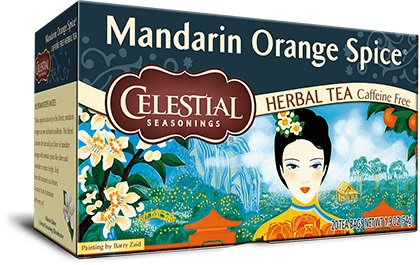 Mandarin Orange Spice - 20 Teebeutel - Celestial Seasonings Früchtetee - MHD