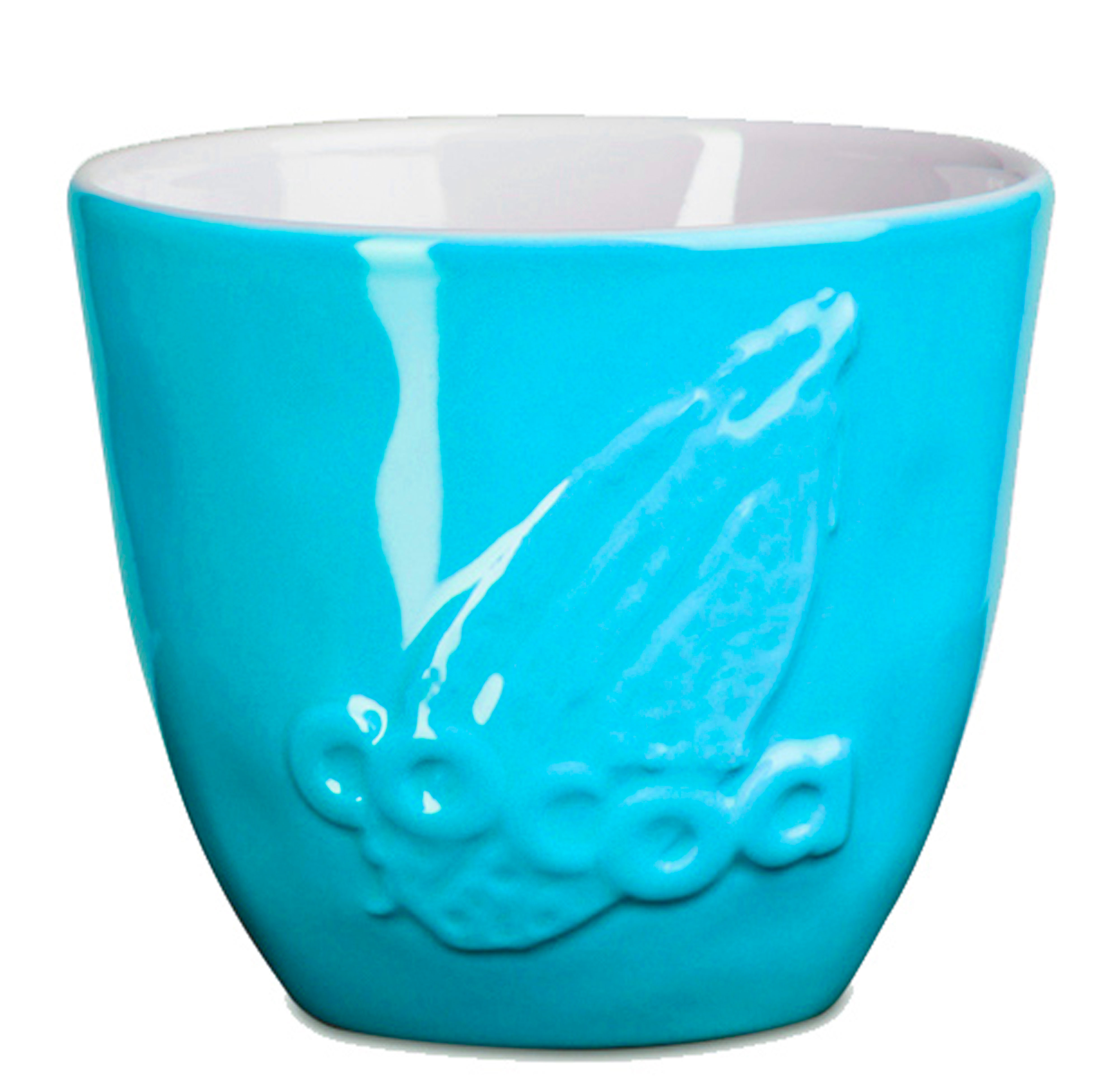 Kakaobecher HELLBLAU - Becks Cocoa - aus Porzellan