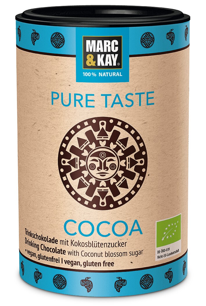 Marc & Kay Bio Trinkschokolade PURE TASTE 250g