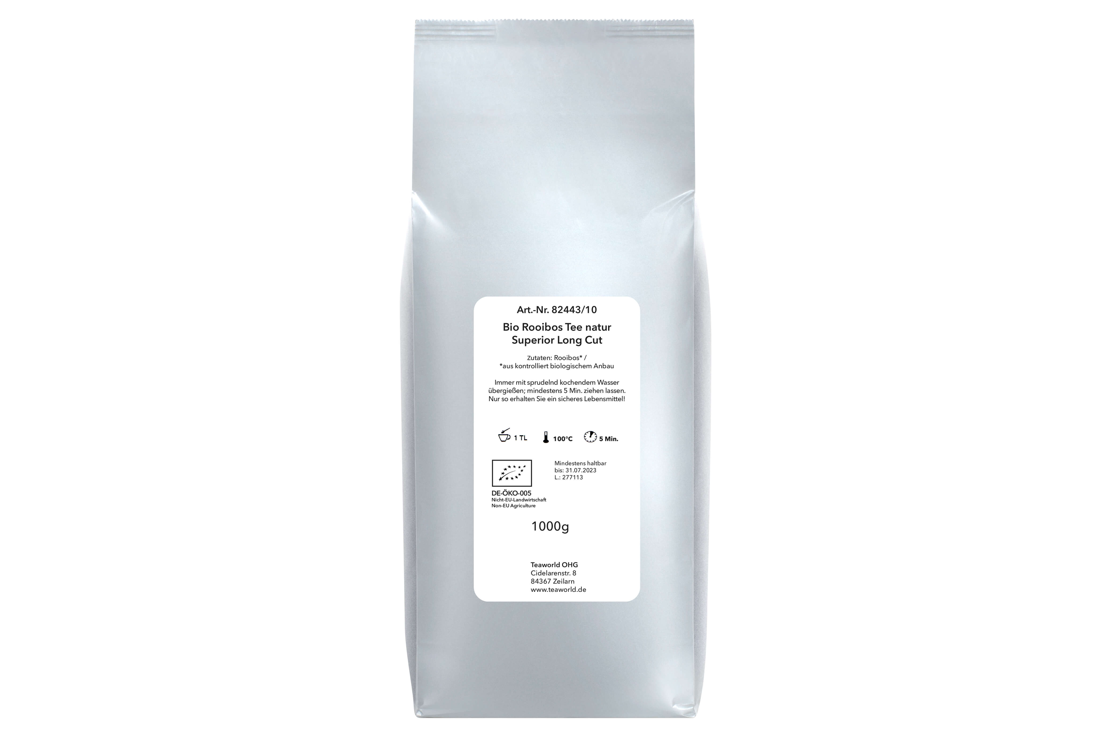 Bio Rooibostee natur Superior long Cut im Kilopack
