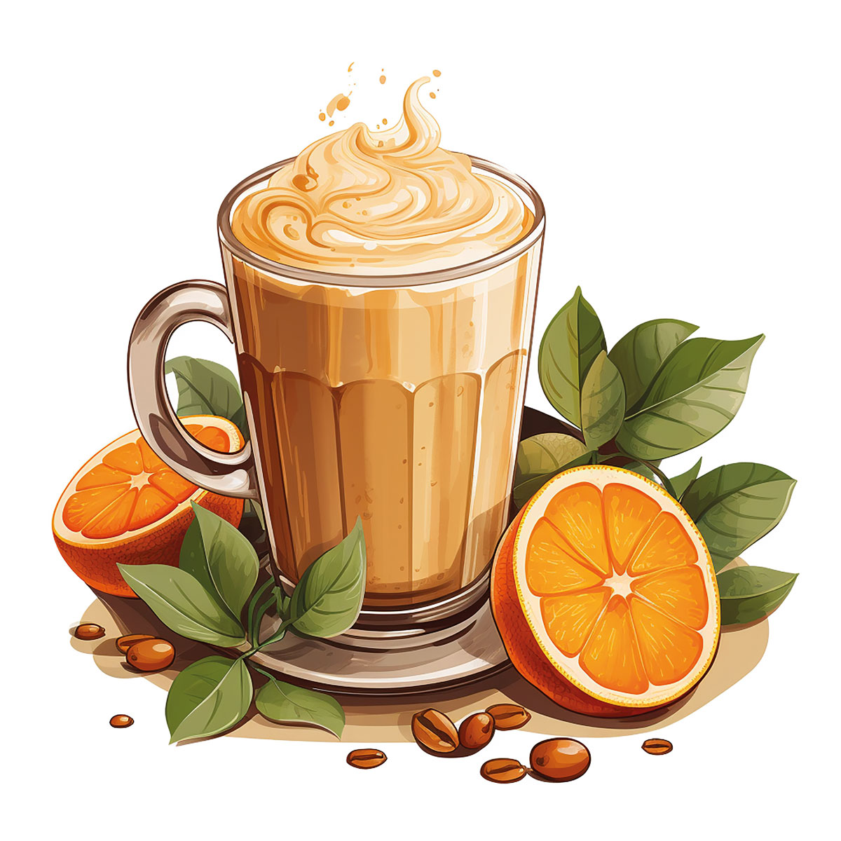 Orangen Kaffee, aromatisiert - 250g Kaffee gemahlen