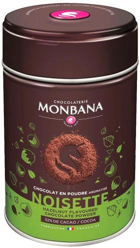 Monbana Trinkschokolade Haselnuss (Noisette)