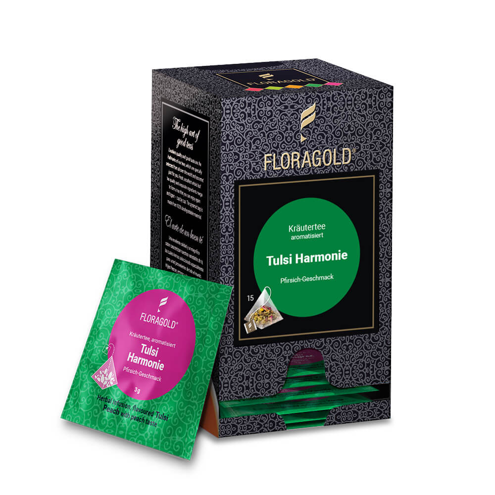 Tulsi Harmonie, Kräutertee 15 Pyramiden Teebeutel