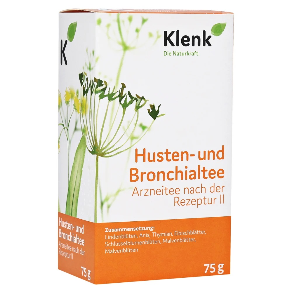Husten- und Bronchialtee Arzneitee nach Rezeptur II - 75g - Klenk Naturkraft