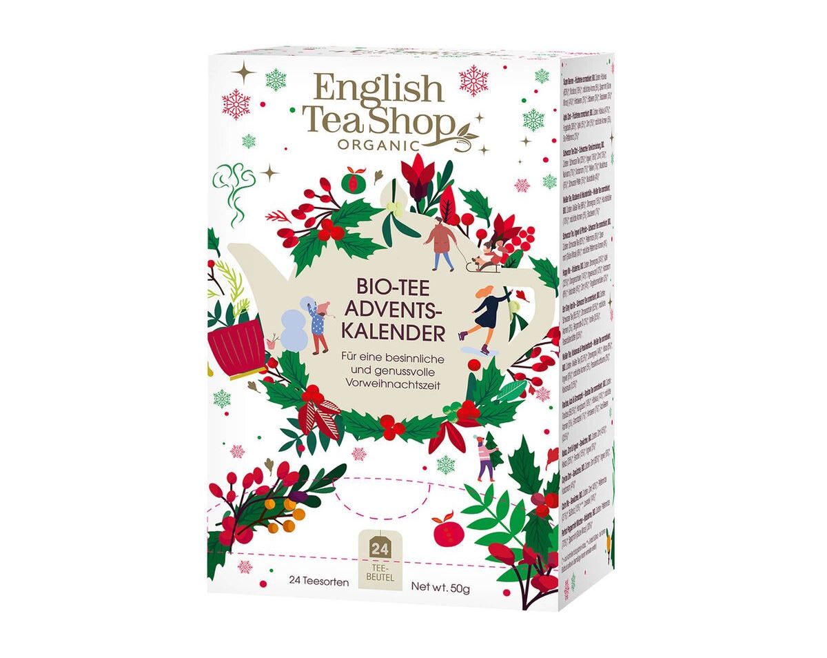 English Tea Shop - Kleiner Bio-Tee Adventskalender, 24 Teebeutel